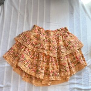 Aerie Tiered Layered Mini Skirt